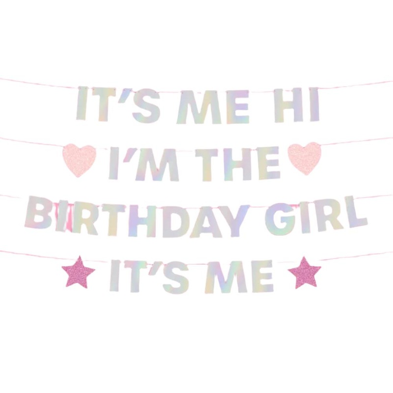 I'M THE BDAY GIRL SWIFTIE BANNER