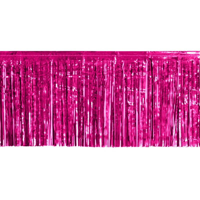 Magenta Fringe Party Banner