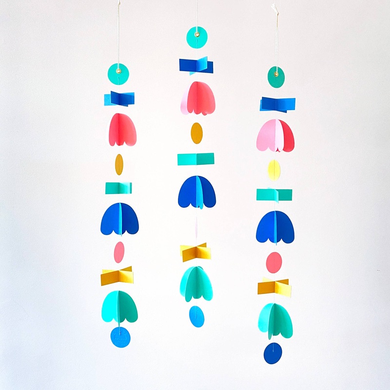 Mini Paper Shapes Garland