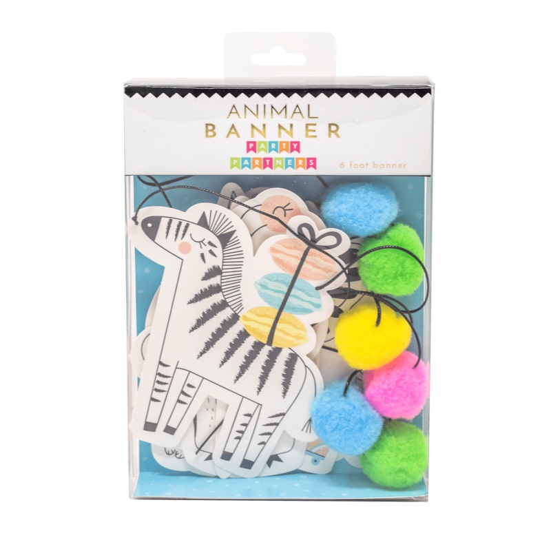 Party Animal Pom-Pom Banner