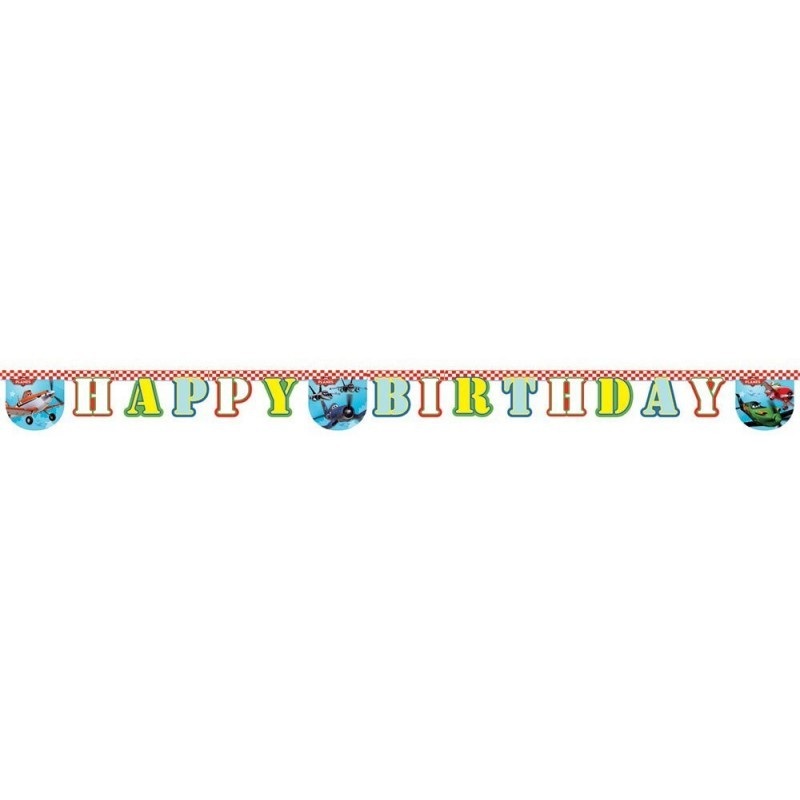 Planes Happy Birthday Banner