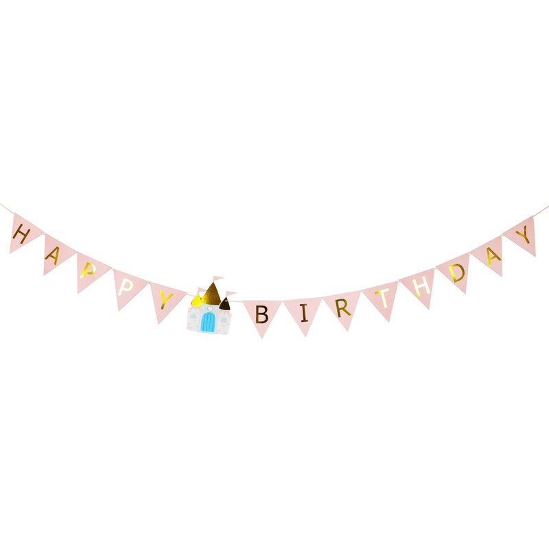 Pretty Princess Birthday Banner