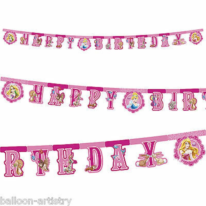 Princess Birthday Banner