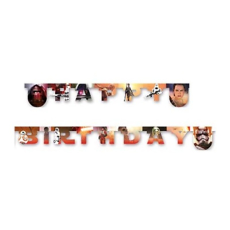 Star Wars Happy Birthday Banner