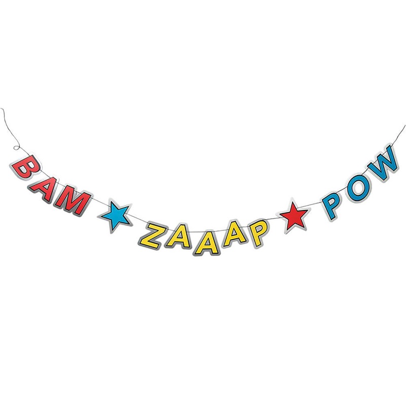 Superhero Party Banner