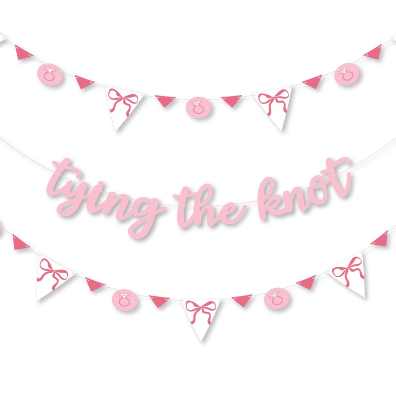 Tying the Knot Letter Banner