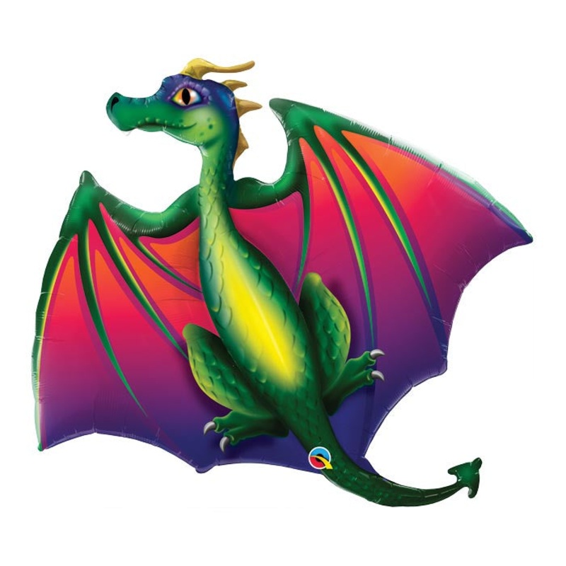 45" Mystical Dragon Foil Balloon