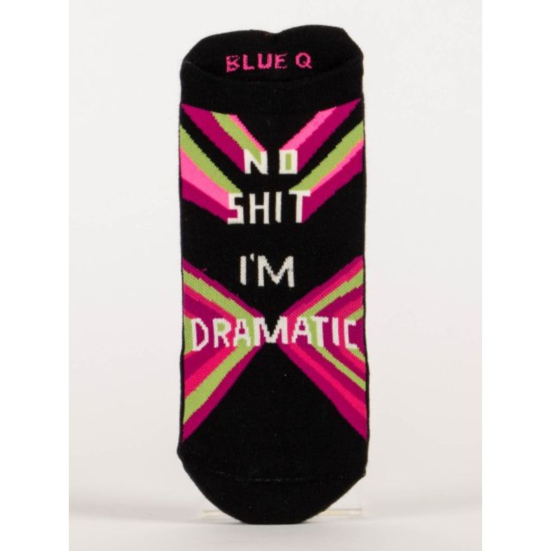 Blue Q I'm Dramatic Sneaker Socks