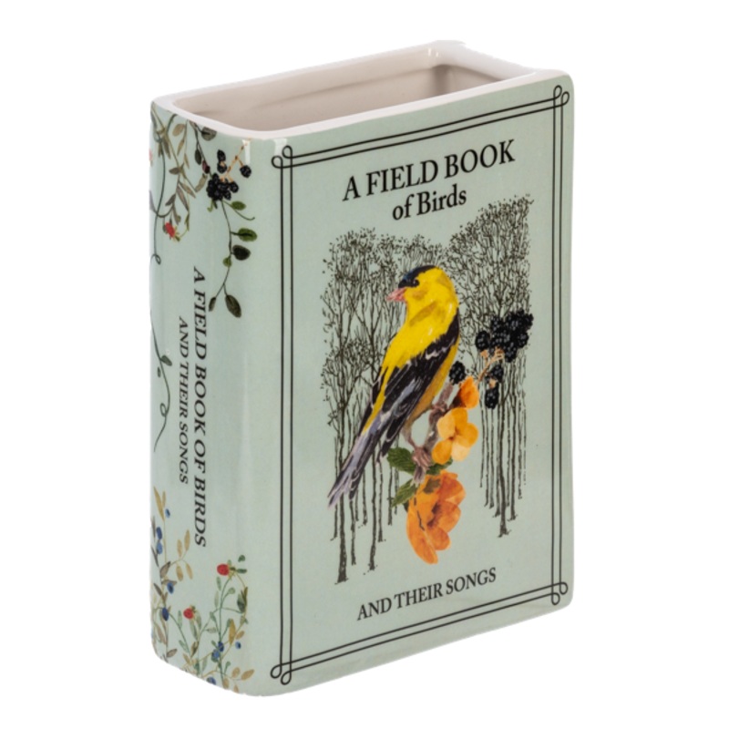 Ceramic Birdsong Book Vase