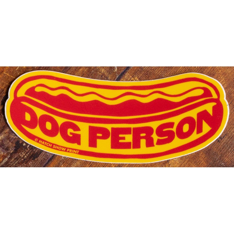 Dog Person Sticker