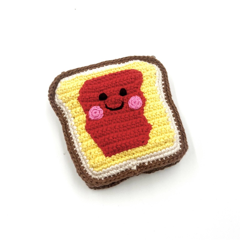 Food Rattle - Jammy Toast