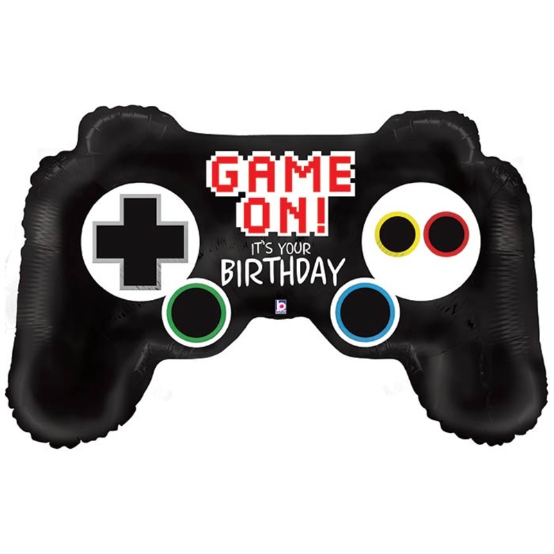 Game On Birthday Foil Balloon