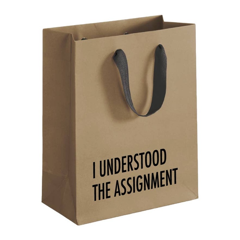 'I Understood the Assignment' Gift Bag