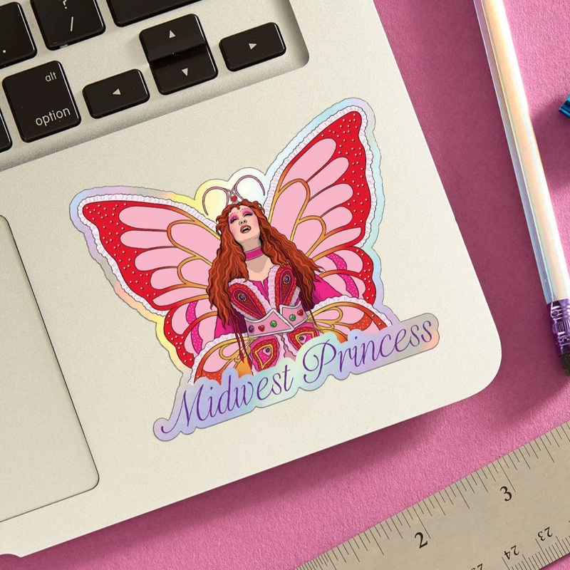 'Midwest Princess' Chappell Roan Die Cut Sticker (Holographic)