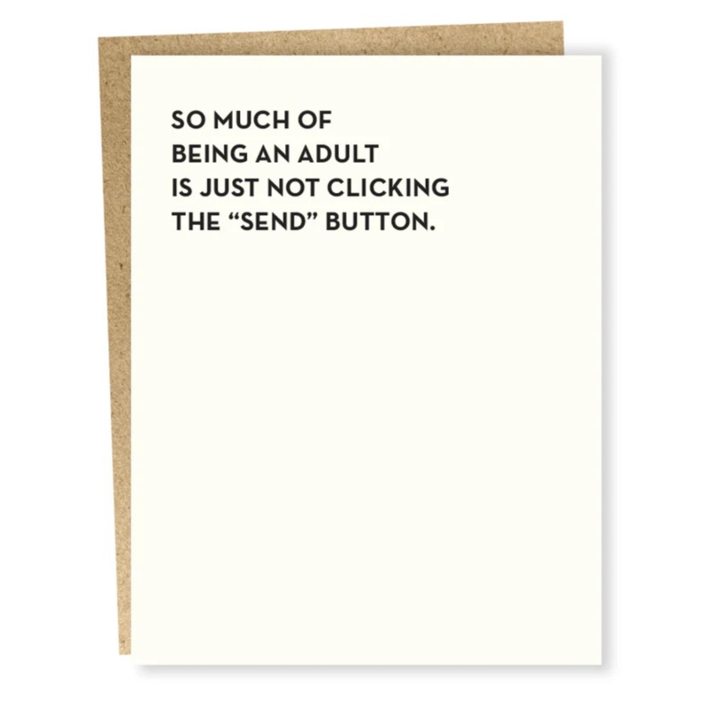Not Clicking Send Everyday Card
