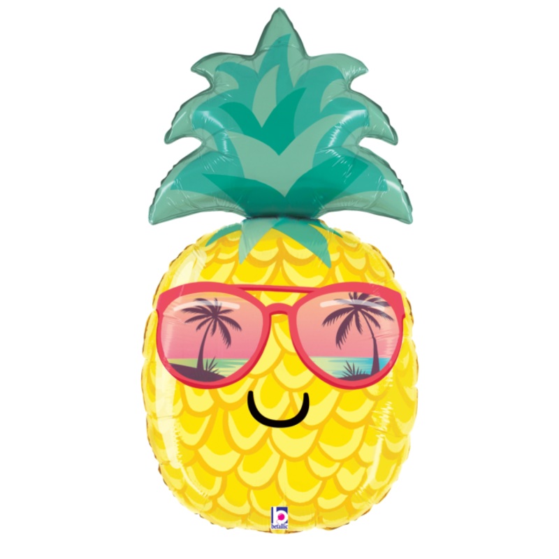 30" Summer Pineapple Foil Balloon