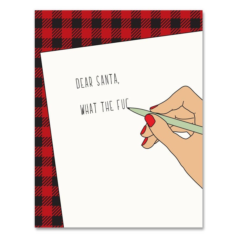 560 - Dear Santa, WTF - A2 card