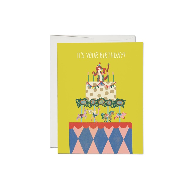 Birthday Card - Carosel