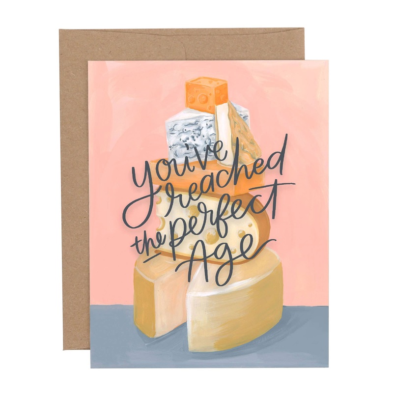 Cheese Perfect Age - Birthday Card
