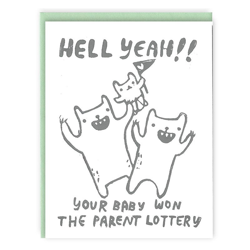 Ghost Academy Baby Card - Parent Lottery