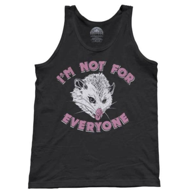 I'm Not For Everyone Opossum Unisex Tank Top