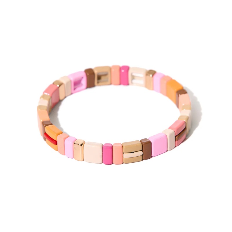 Malibu Sugar Patchwork Bracelet - Pastel