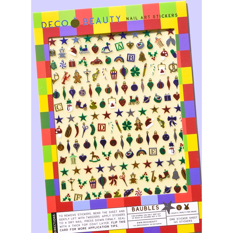 Nail Art Stickers - Baubles
