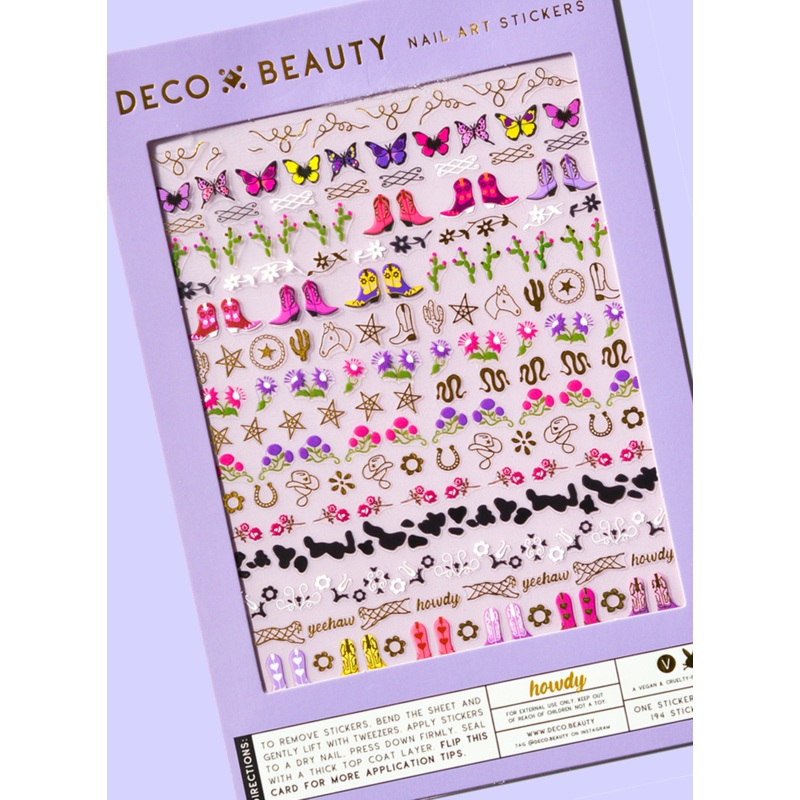 Nail Art Stickers - Howdy
