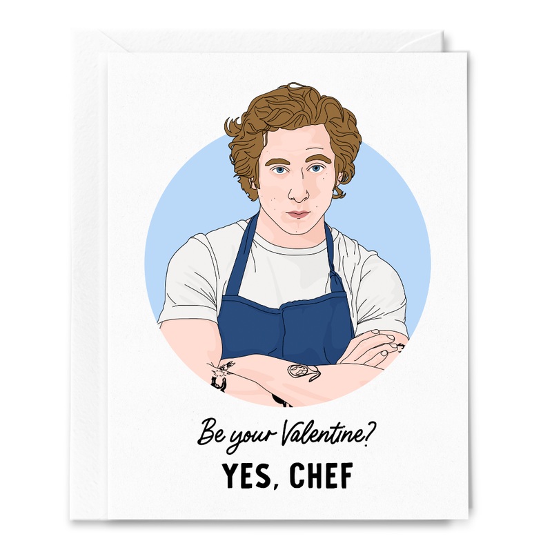 Yes Chef Valentine's Day Card