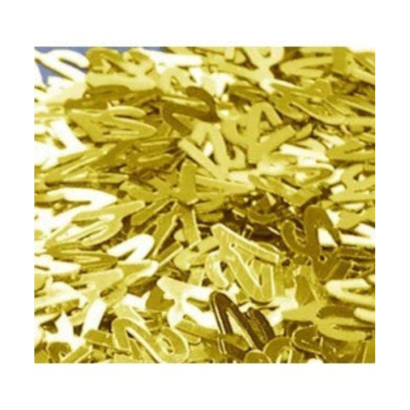 21st Birthday Scatters Gold