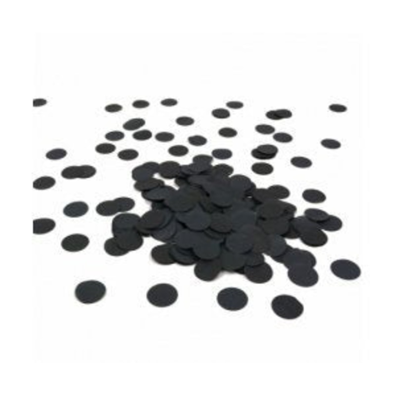 Black Confetti Dots 2cm 15g