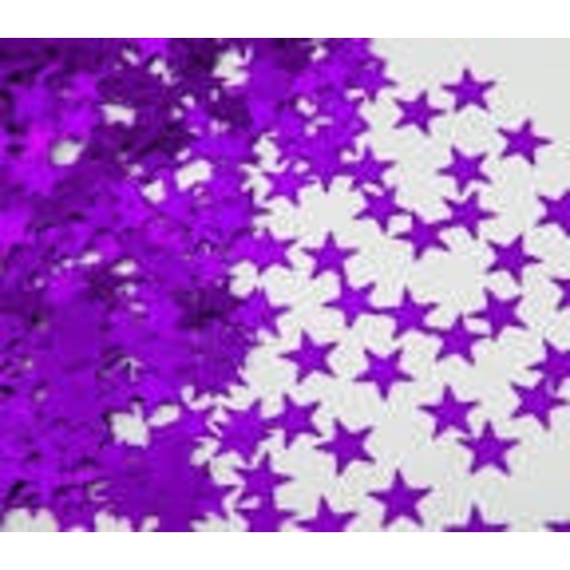 CONFETTI MINI STARS  SCATTERS 7G - PURPLE #98640