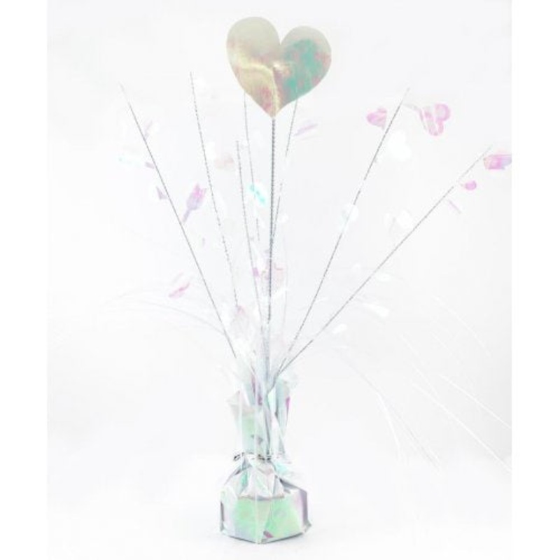 Heart Iridescent White Centrepiece Weight 165gm #207353