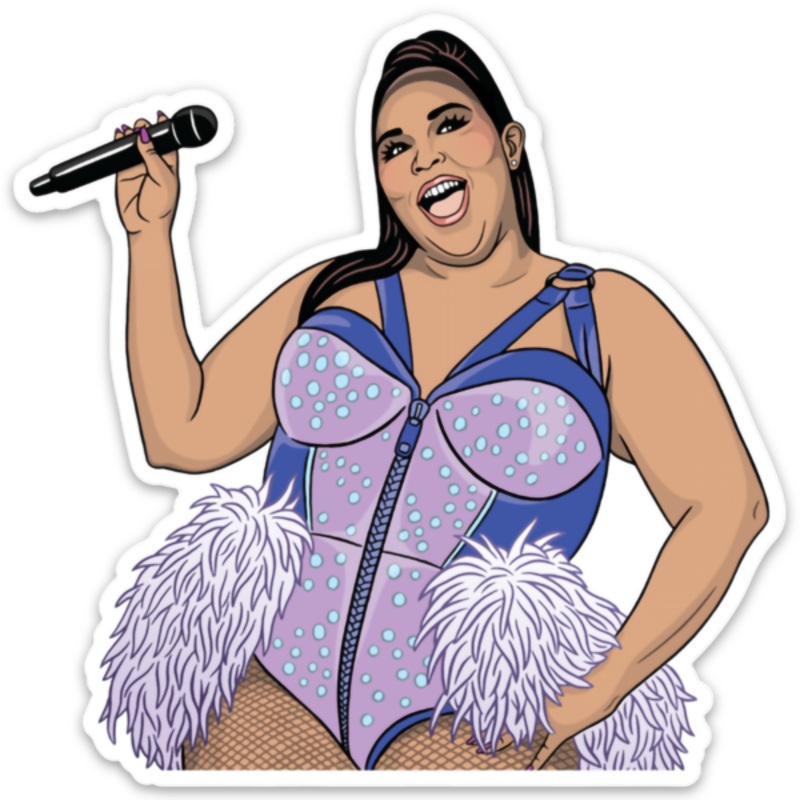 Lizzo Die Cut Magnet