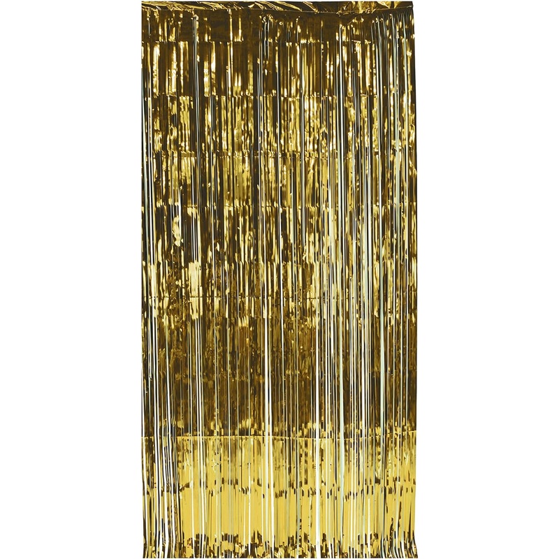 Metallic Foil Fringe Curtain - Eight Colors Available!