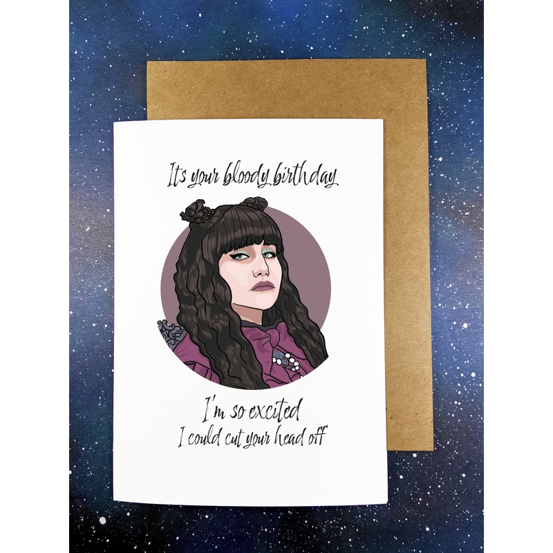 Nadja Birthday Greeting Card - What We Do In The Shadows