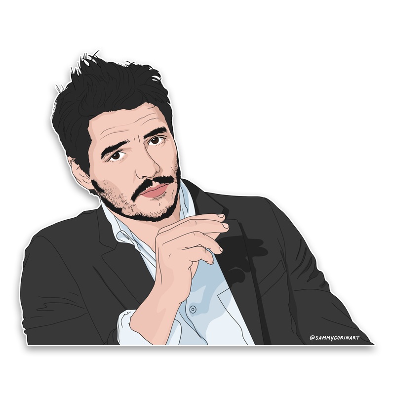 Pedro P Sticker