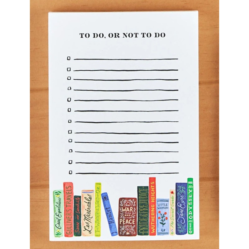 Rifle Paper Co. Notepad - 'To Do or Not To Do'