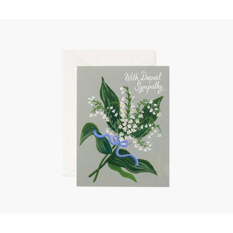 Rifle Paper Co. Sympathy Card - Lily of the Valley