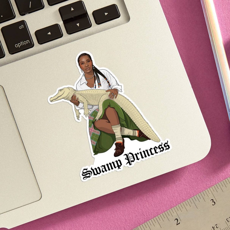'Swamp Princess' Die Cut Doechii Sticker