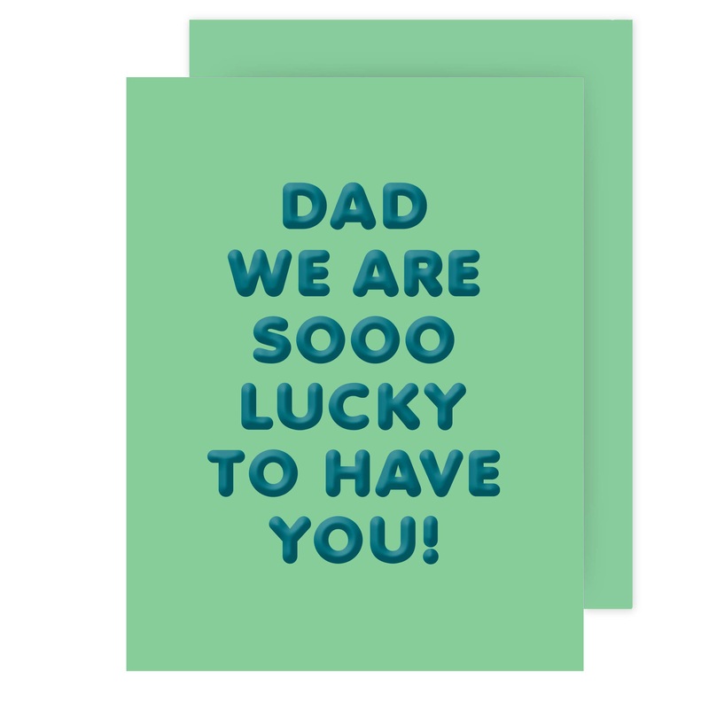 The Social Type Father's Day Card - SOOO Lucky