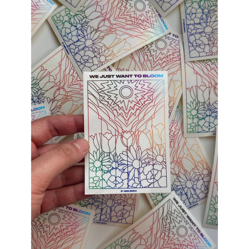 YAMS: World of Color Suncatcher - Flower Pride Flag