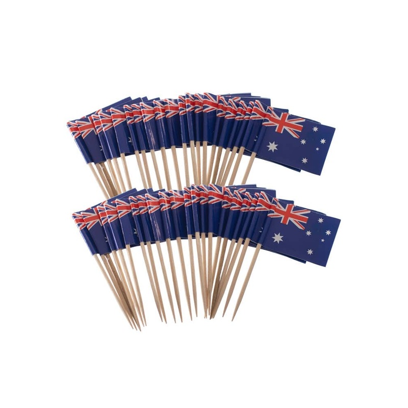 Aussie Flag Toothpicks - 50 pack