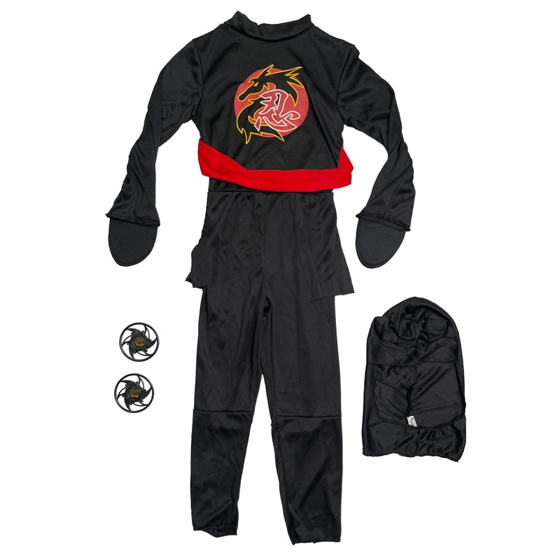 Fierce Ninja Boys Costume  Size 3-5