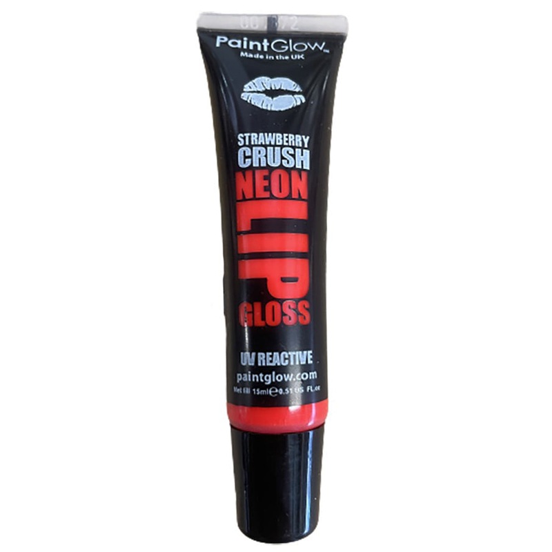 Flavoured Red UV Lip Gloss - Strawberry Crush