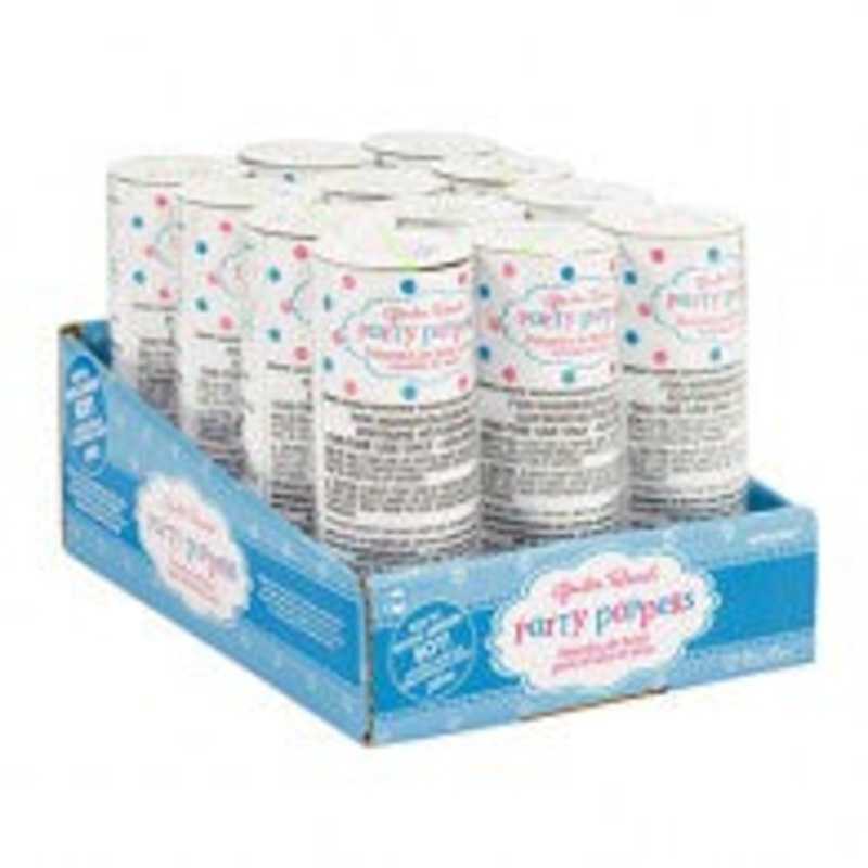 Gender Reveal Confetti Popper Choose from Pink or Blue