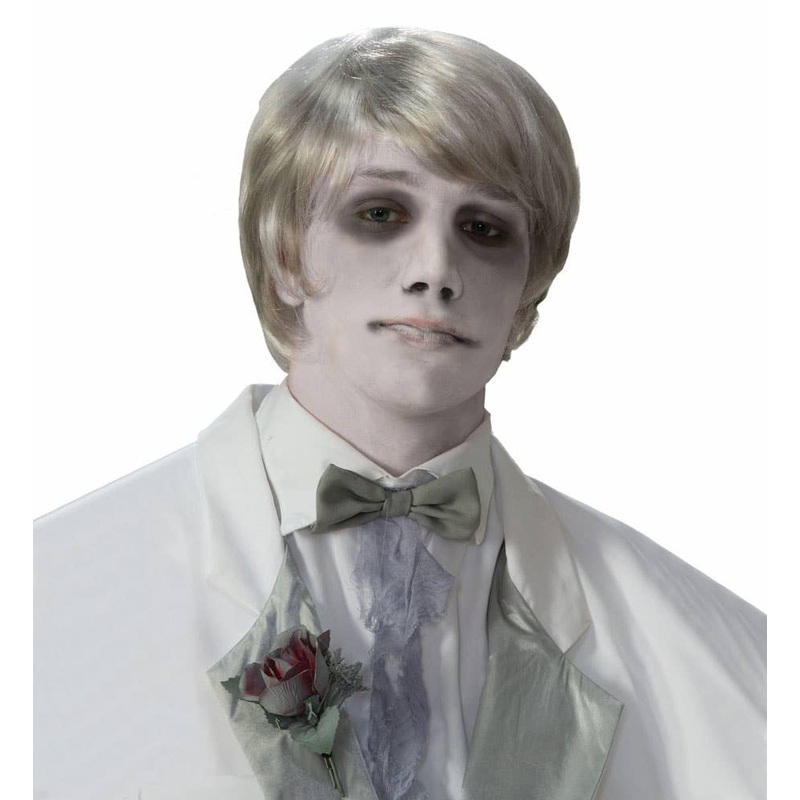 Ghostly Gentleman Mens Halloween Wig