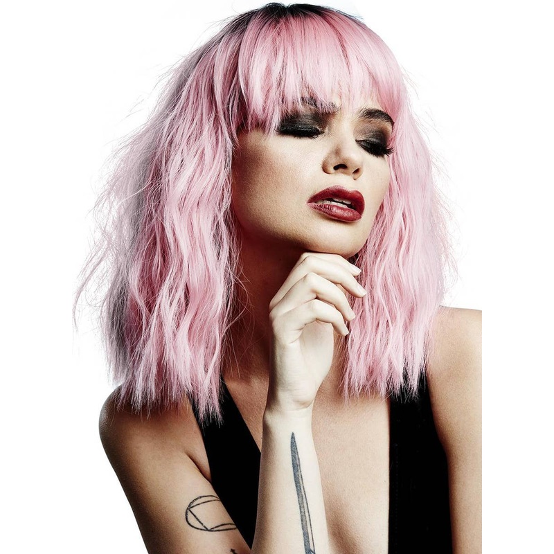 Manic Panic Trash Goddess Short Pink Fluffy Costume Wig
