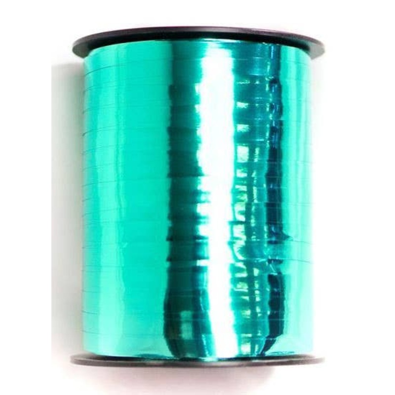Metallic Teal Green 455m Long Curling Ribbon