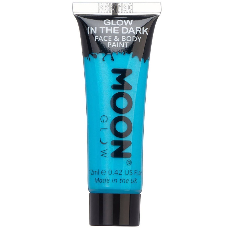 Moon Glow Blue Glow In The Dark Cream Face Paint